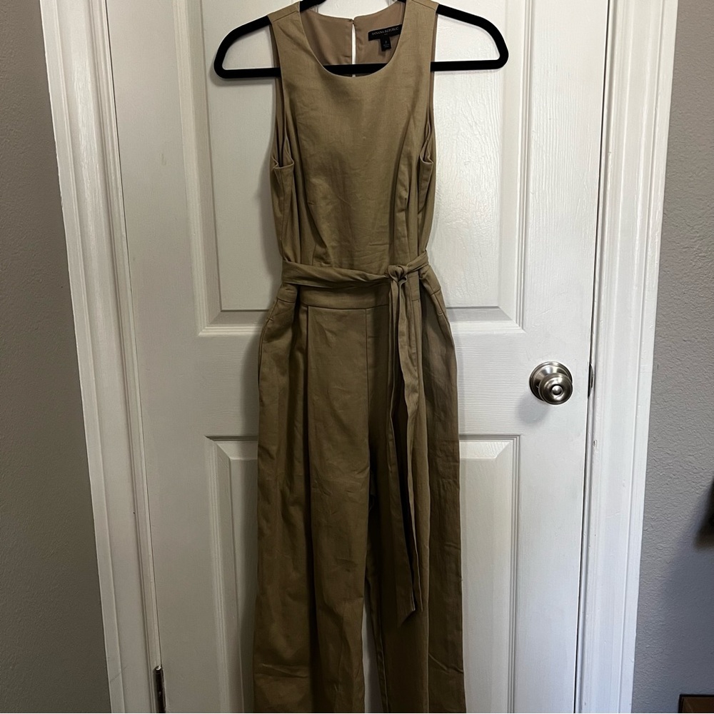 Banana Republic Linen Jumpsuit Size 2